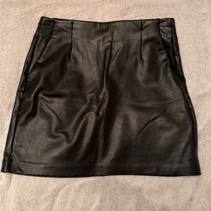 Dynamite Leather Skirt